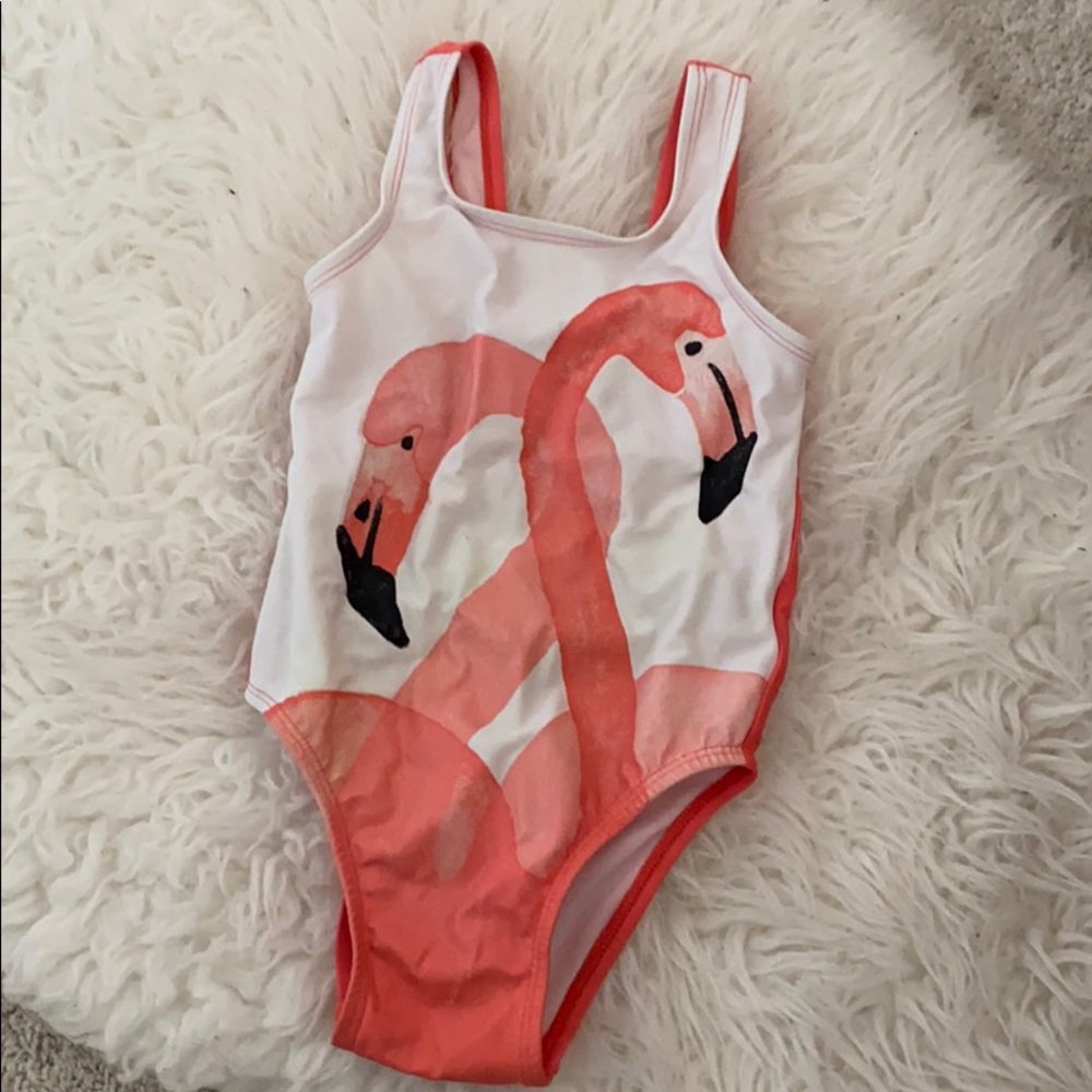 5T Flamingo one piece suit